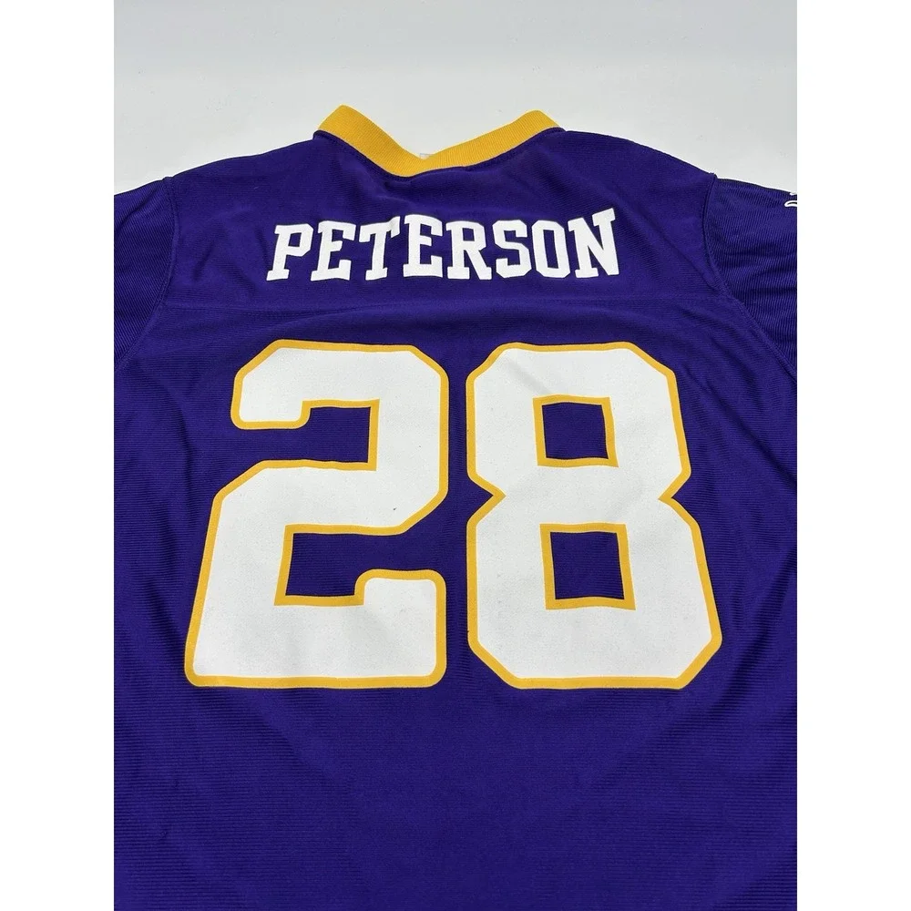 Adrian Peterson Minnesota Vikings Youth L Large 12/14 Jersey NFL Team Apparel - Picture 7 of 7